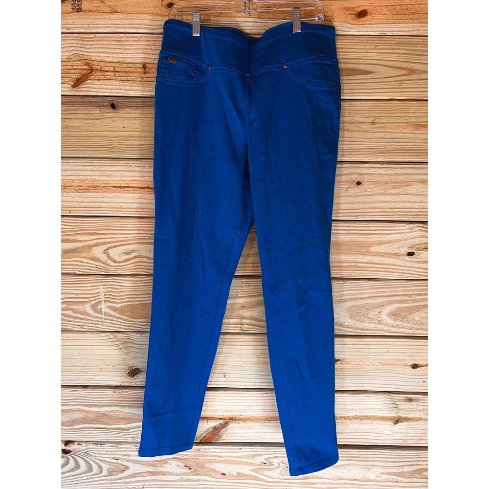 DC2 Women's Blue Stretch‎ Cotton Blend Skinny Leg Pants Size L